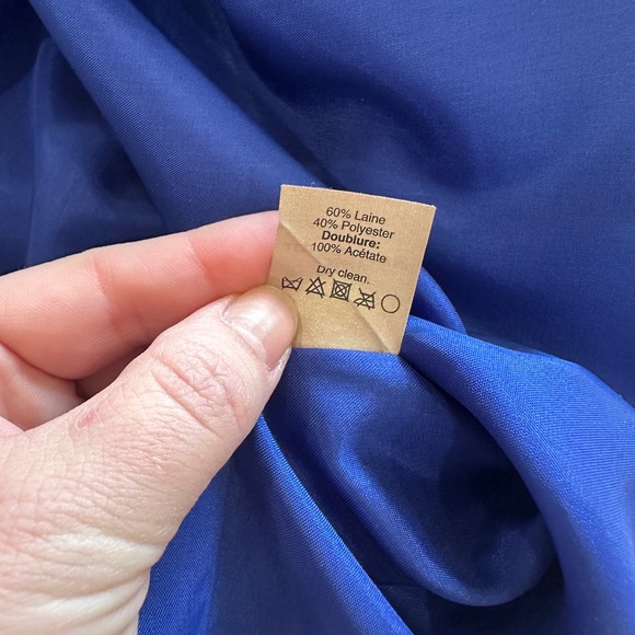 J.Crew Royal Blue Preppy Dress - Size 2 - 3/4 Sleeves, Knee Length - Picture 9 of 9